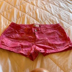 Pink shorts